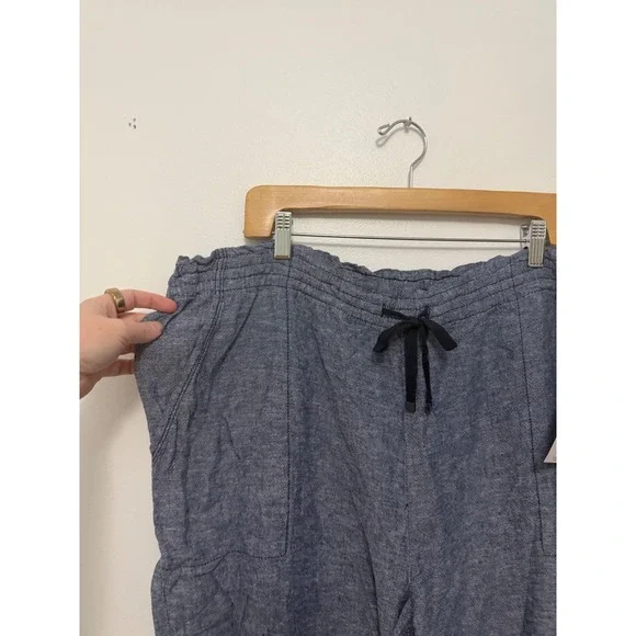 NWT Time and Tru Women's Relaxed Fit Pants – Blue – Size XXL - Picture 2 of 5